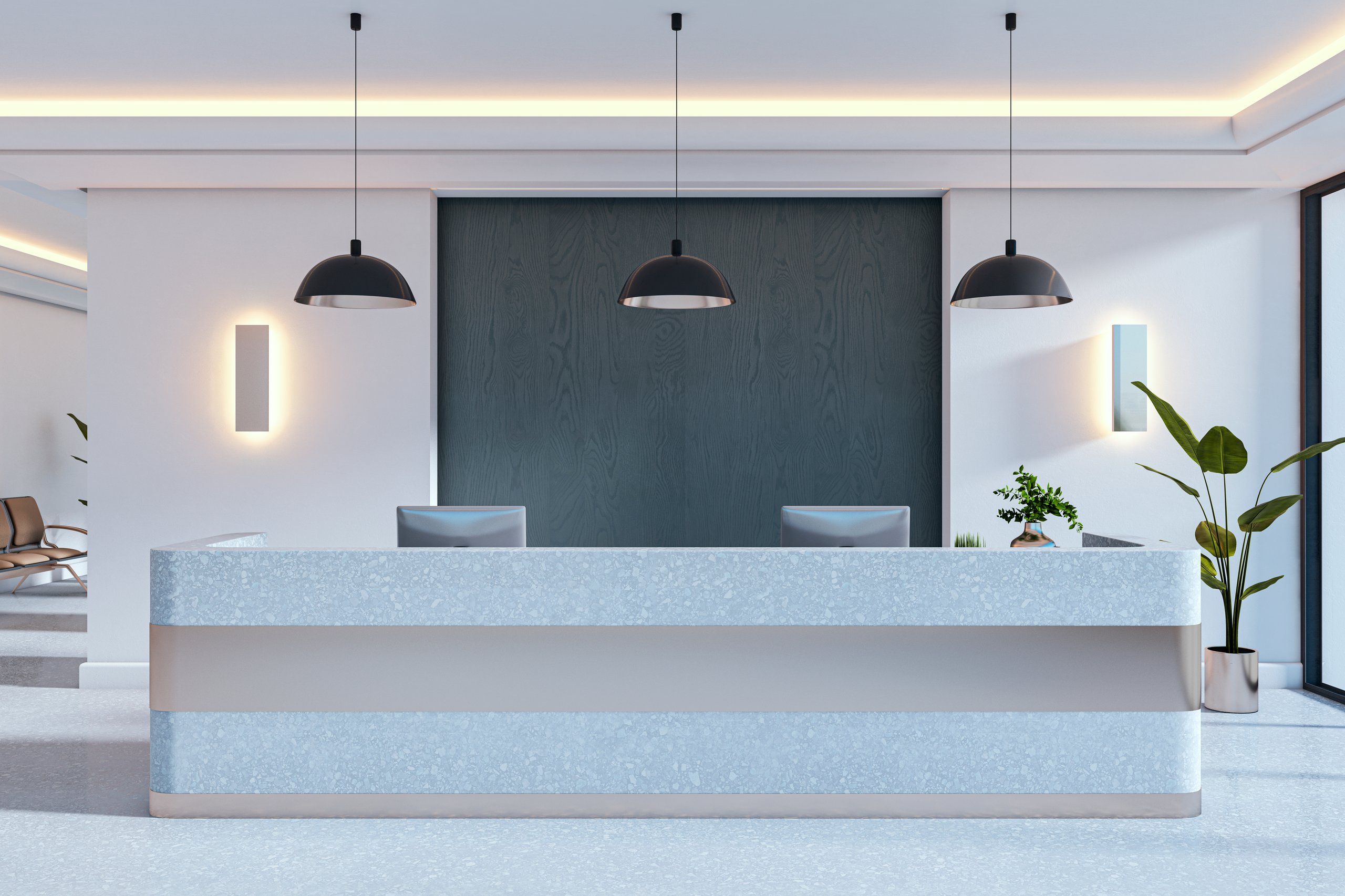 Professional healthcare clinic setting for ear care services